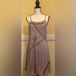 SYLC CAMISA Ladies Dress; Large; Stonewashed Purple, NWOT.